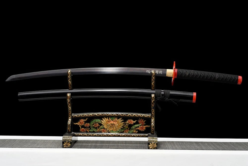 Giyu Tomioka Zwarte Katana Demon Slayer