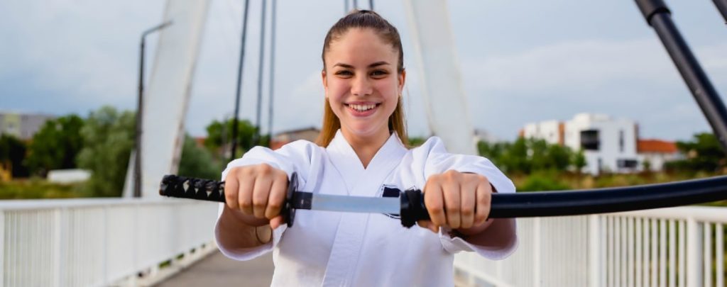 Technieken voor het hanteren Katana
